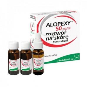 Alopexy 5% (50 mg/ ml) roztwór do stosowania na skórę, 3 x 60 ml - zdjęcie produktu