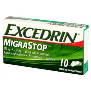 Excedrin MigraStop, tabletki powlekane, 10 szt. - zdjęcie produktu
