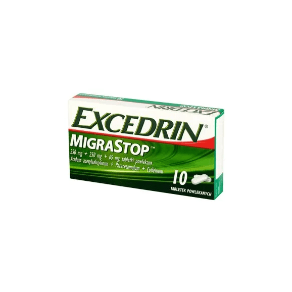 Excedrin MigraStop, tabletki powlekane, 10 szt. - zdjęcie produktu