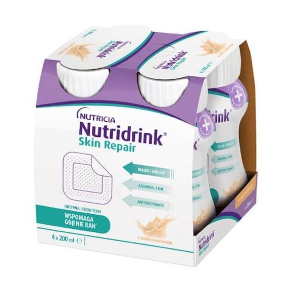 Nutridrink Skin Repair, preparat odżywczy, smak waniliowy, 4 x 200 ml - zdjęcie produktu