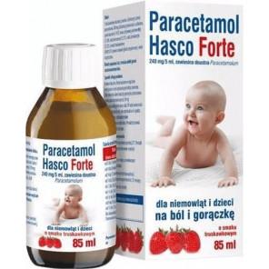Paracetamol Hasco Forte 0,24g/5, zawiesina doustna, 85 ml - zdjęcie produktu
