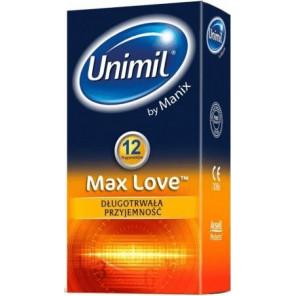 Unimil Max Love, prezerwatywy lateksowe, 12 szt. - zdjęcie produktu