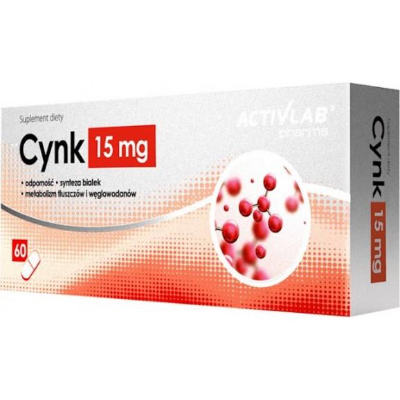 Activlab Pharma, Cynk 15 mg, kapsułki, 60 szt. - zdjęcie produktu