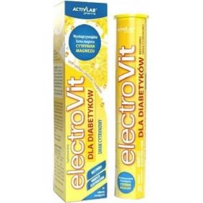 Activlab Electrovit, tabletki musujące dla diabetyków, smak cytrynowy, 20 szt. - zdjęcie produktu