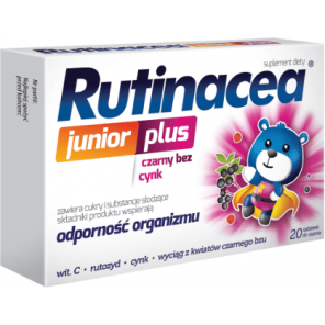Rutinacea Junior Plus, tabletki do ssania, 20 szt. - zdjęcie produktu