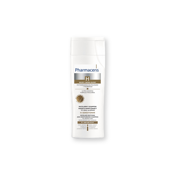 Pharmaceris H Sensitonin, micelarny szampon kojąco-nawilżający do skóry wrażliwej, 250 ml - zdjęcie produktu