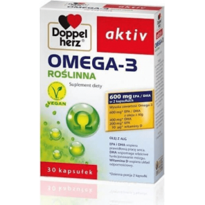 Doppelherz aktiv Omega-3 Roślinna, kapsułki, 30 szt. - zdjęcie produktu