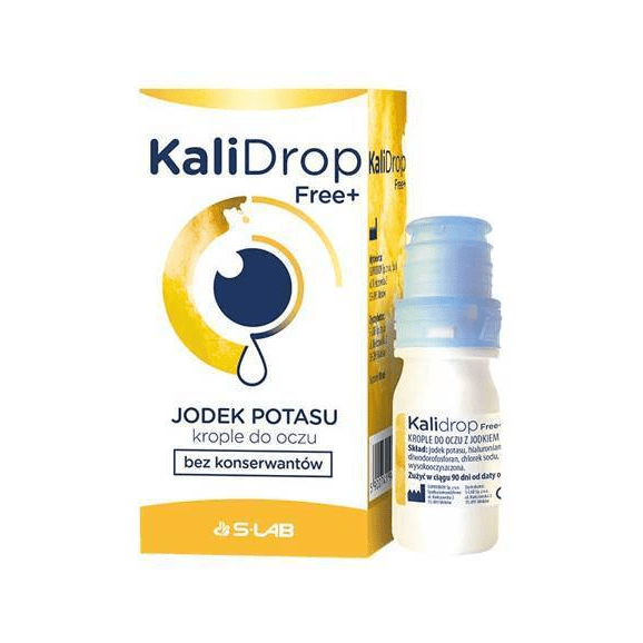 KaliDrop Free+, krople do oczu z jodkiem potasu, 10 ml - zdjęcie produktu