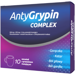 AntyGrypin Complex, musujący granulat, saszetki, 10 szt. - zdjęcie produktu