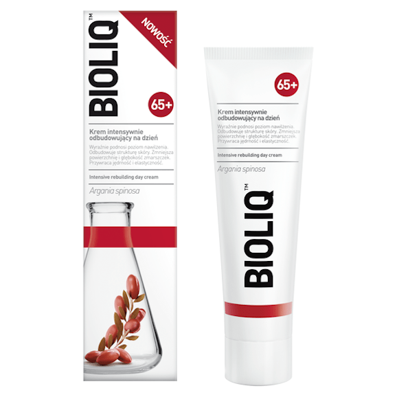 Bioliq 65+, krem intensywnie odbudowujący na dzień, 50 ml - zdjęcie produktu