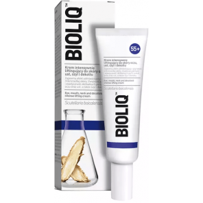 Bioliq 55+, krem intensywnie liftingujący do skóry oczu, ust, szyi i dekoltu, 30 ml - zdjęcie produktu