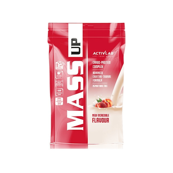 Activlab Mass Up, odżywka białkowa z kreatyną i tauryną, smak brzoskwiniowy, 1200 g - zdjęcie produktu