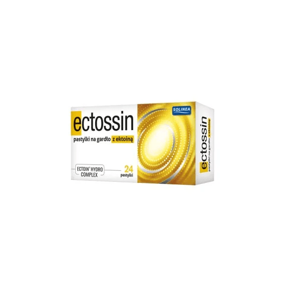 Ectossin, pastylki na gardło z ektoiną, 24 szt. - zdjęcie produktu