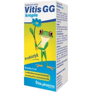 Vitis GG, probiotyk, krople, 8 ml - zdjęcie produktu