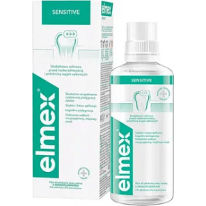 Elmex, płyn do płukania jamy ustnej Sensitive, 400 ml - zdjęcie produktu