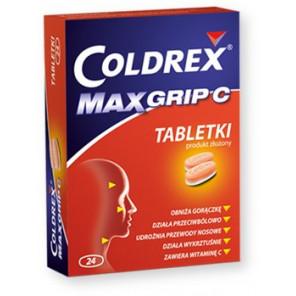 Coldrex MaxGrip C, tabletki, 24 szt. - zdjęcie produktu