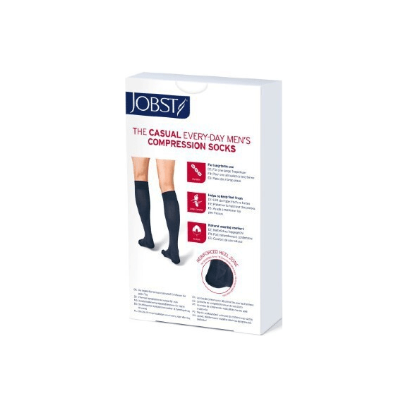JOBST Explore For Men, podkolanówki CCL1, czarne, rozmiar 1, 1 para - zdjęcie produktu