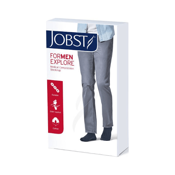 JOBST Explore For Men, podkolanówki CCL1, granatowe, rozmiar 4, 1 para - zdjęcie produktu