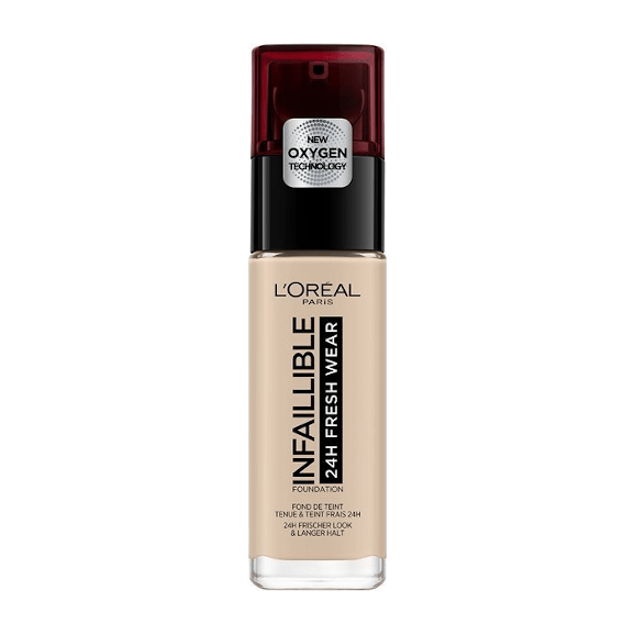 Podkład do twarzy L'Oréal Paris Infallible 24h Fresh Wear, 015 PORCELAIN, 30 ml Podkład do twarzy L'Oréal Paris Infallible 24h Fresh Wear, 015 PORCELAIN, 30 ml - zdjęcie produktu