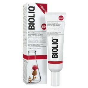 Bioliq 65+, krem intensywnie odbudowujący do skóry oczu, ust, szyi i dekoltu, 30 ml - zdjęcie produktu