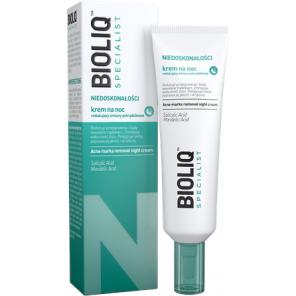 Bioliq Specialist Niedoskonałości, krem na noc redukujący zmiany potrądzikowe, 30 ml - zdjęcie produktu