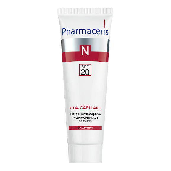 Pharmaceris N Vita-Capilaril, krem nawilżająco-wzmacniający, SPF 20, 50 ml - zdjęcie produktu