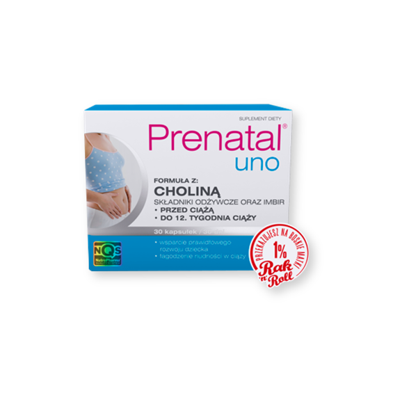 Prenatal Uno, kapsułki, 30 szt. - zdjęcie produktu