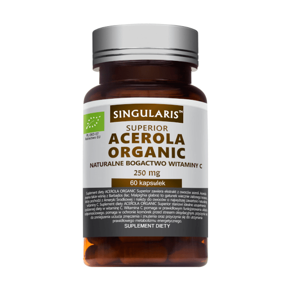 Singularis Acerola Organic 250 mg, kapsułki, 60 szt. - zdjęcie produktu