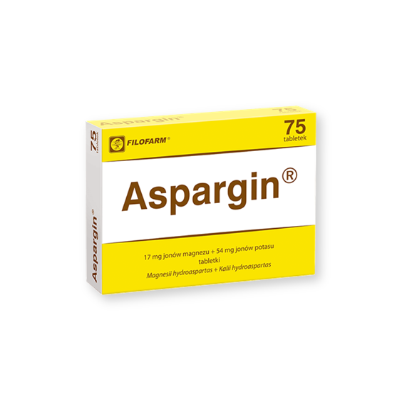 Aspargin, 250 mg + 250 mg, tabletki, 75 szt. (Filofarm) - zdjęcie produktu