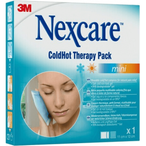 Nexcare Cold Hot Mini, okład żelowy ciepło-zimno, 11 cm x 12 cm, 1 szt. - zdjęcie produktu