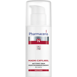 Pharmaceris N Magni-Capilaril, aktywny krem przeciwzmarszczkowy, SPF 10, 50 ml - zdjęcie produktu