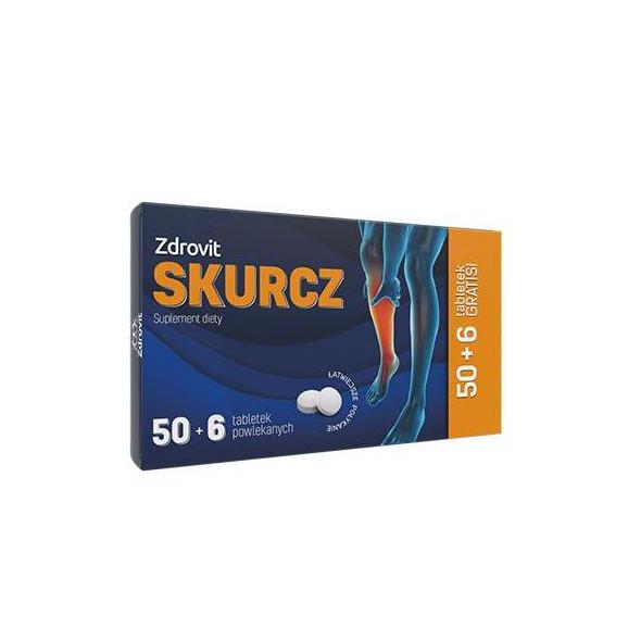 Zdrovit Skurcz, tabletki, 56 szt. - zdjęcie produktu