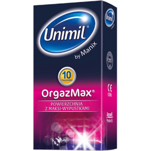 Prezerwatywy Unimil orgazmax, 10 sztuk - zdjęcie produktu