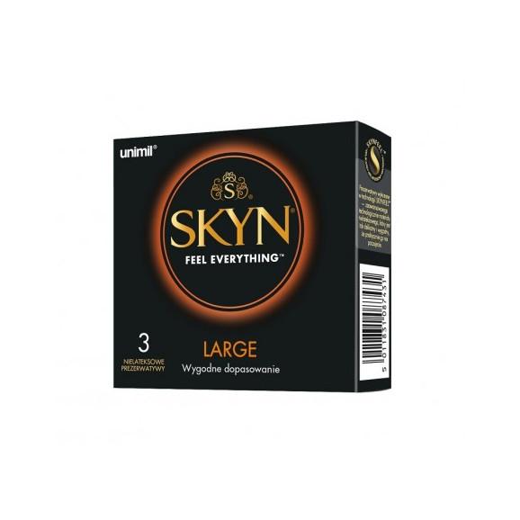 Prezerwatywy Unimil Skyn Large, nielateksowe, 3 szt. - zdjęcie produktu