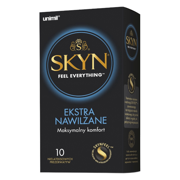 Prezerwatywy Unimil skyn extra nawilżane, 10 sztuk Prezerwatywy Unimil skyn extra nawilżane, 10 sztuk - zdjęcie produktu