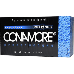 Prezerwatywy Conamore wet, nawilżone, 12 sztuk - zdjęcie produktu