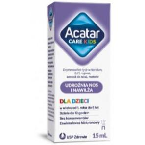 Acatar Care Kids, 0,25 mg/ml, aerozol do nosa, 15 ml - zdjęcie produktu