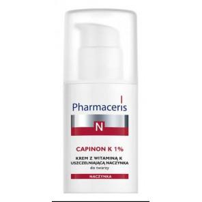 Pharmaceris N Capinon K 1%, krem z witaminą K uszczelniającą naczynka, 30 ml - zdjęcie produktu