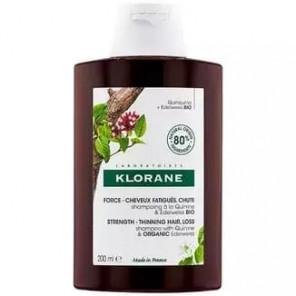  Klorane Quinine & Edelweiss Bio, szampon z chininą i organiczną szarotką, 200 ml - zdjęcie produktu