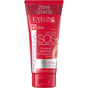 Eveline Extra Soft SOS intensywnie regenerujący krem-opatrunek do rąk 100ml - zdjęcie produktu
