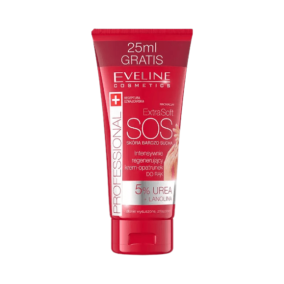 Eveline Extra Soft SOS intensywnie regenerujący krem-opatrunek do rąk 100ml Eveline Extra Soft SOS intensywnie regenerujący krem-opatrunek do rąk 100ml - zdjęcie produktu