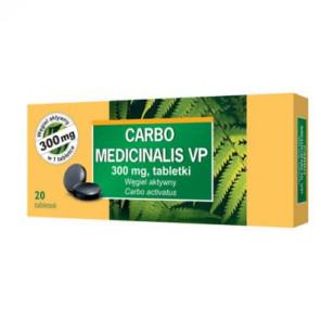 Carbo medicinalis VP 0,3 g, tabletki, 20 szt. - zdjęcie produktu
