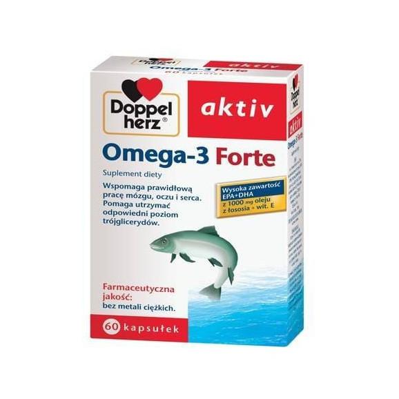 Doppelherz activ Omega-3 Forte, kapsułki, 60 szt. - zdjęcie produktu