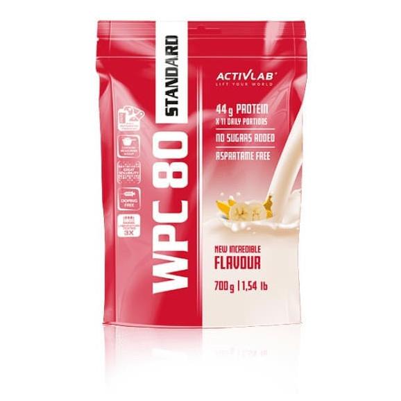 Activlab WPC 80 Standard, odżywka białkowa, smak bananowy, 700 g - zdjęcie produktu