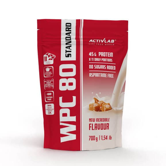 Activlab WPC 80 Standard, odżywka białkowa, smak słony karmel, 700 g