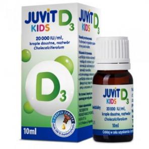 Juvit Kids D3, krople doustne, 10 ml - zdjęcie produktu