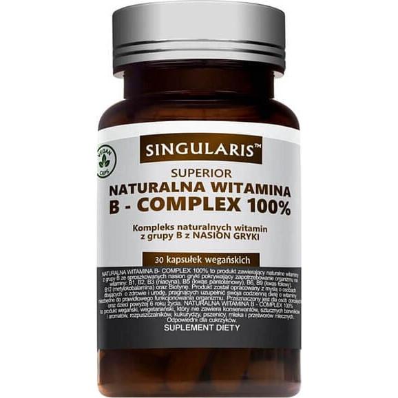Singularis Naturalna Witamina B-complex 100%, kapsułki, 30 szt. - zdjęcie produktu