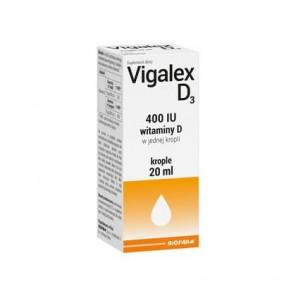 Vigalex D3, krople, 20 ml - zdjęcie produktu