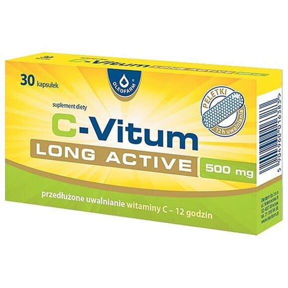 C-Vitum Long Active, kapsułki, 30 szt. - zdjęcie produktu