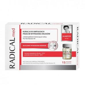 Radical Med, kuracja przeciw wypadaniu włosów dla mężczyzn, ampułki, 15 szt. - zdjęcie produktu